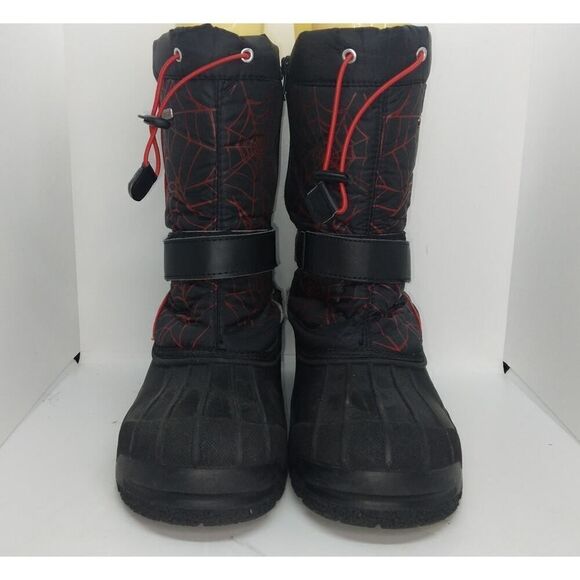 Dream Pair Womens Pre-owned Blk. & Red Waterproof Thinsulated Winter Boots-sz. 6 - Picture 2 of 6